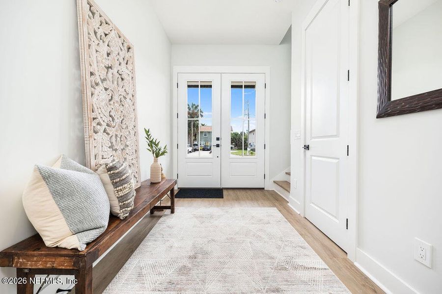 Furnished interior view inside a new home in , Jacksonville Beach (Image 41). Furnished interior view inside a new home in , Jacksonville Beach (Image 41).