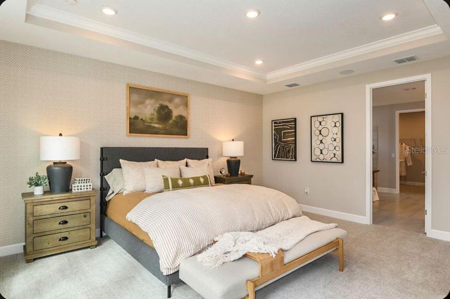 Furnished interior view inside a new home in Colbert Landings, Palm Coast (Image 6). Furnished interior view inside a new home in Colbert Landings, Palm Coast (Image 6).