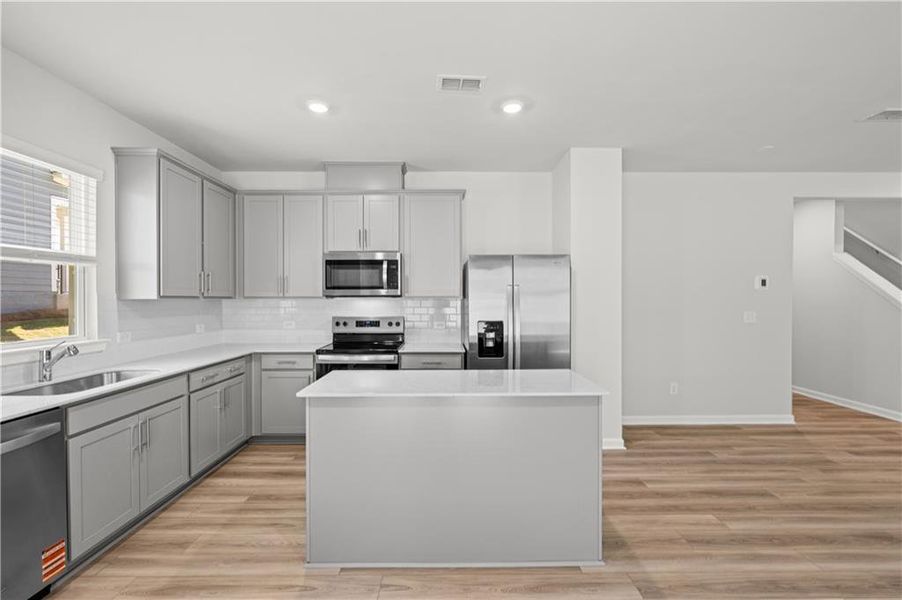 Furnished interior view inside a new home in Avery Ridge, Gainesville (Image 16).