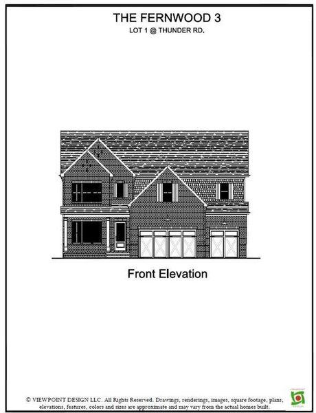 Exterior rendering of this home design in , Buford, GA (Image 5). Exterior rendering of this home design in , Buford, GA (Image 5).