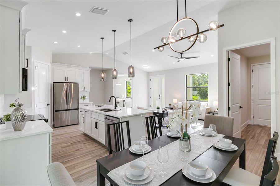 Furnished interior view inside a new home in , North Port (Image 8).
