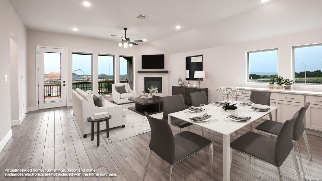 Furnished interior view inside a new home in Mayfair, New Braunfels (Image 15).