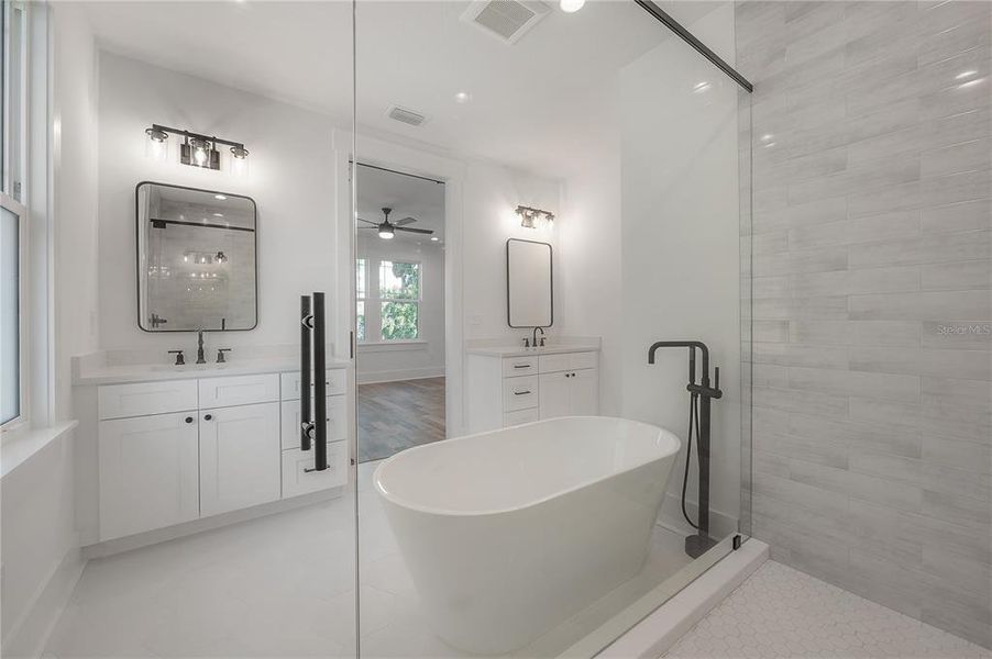 Furnished interior view inside a new home in , Tampa (Image 9). Furnished interior view inside a new home in , Tampa (Image 9).