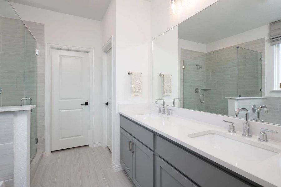 Primary Bathroom featuring the Milan Collection Primary Bathroom featuring the Milan Collection