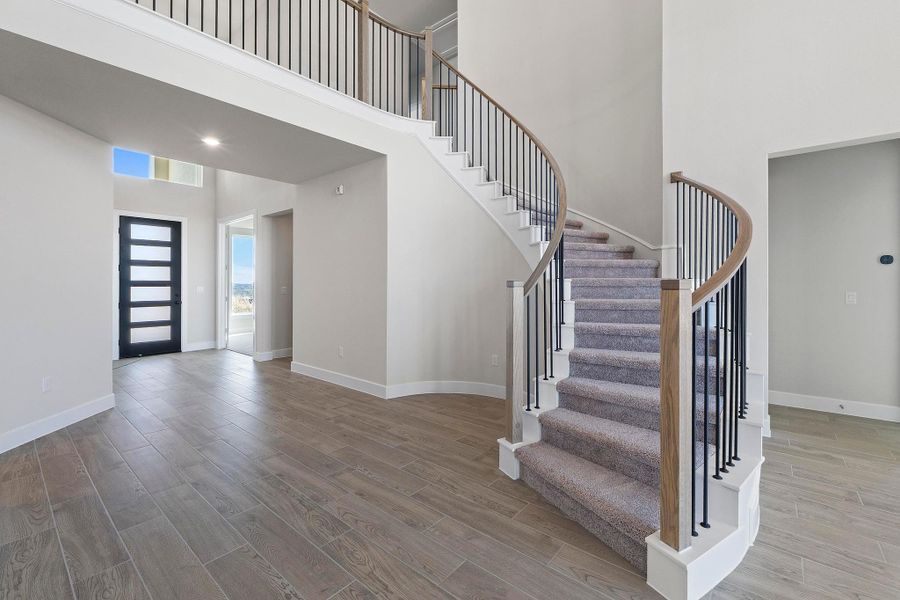 Spacious, unfurnished interior of a new home in Lariat, Liberty Hill (Image 37). Spacious, unfurnished interior of a new home in Lariat, Liberty Hill (Image 37).