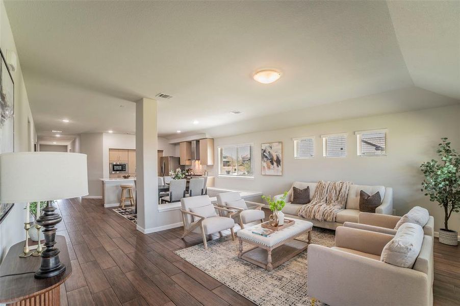 Furnished interior view inside a new home in , Aubrey (Image 7).
