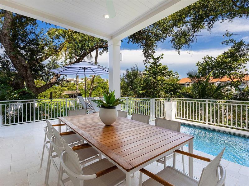 Exterior details and patio area of a home in , Sarasota (Image 26).