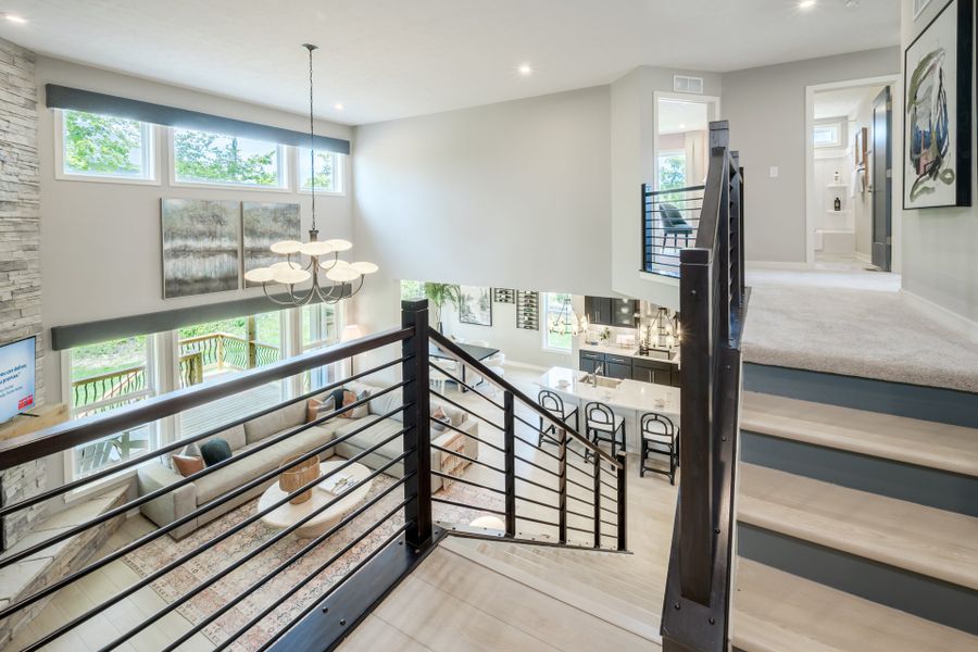Representative furnished interior of a home built from the Blair by Fischer Homes in Twin Lakes, Hoschton (Image 55).