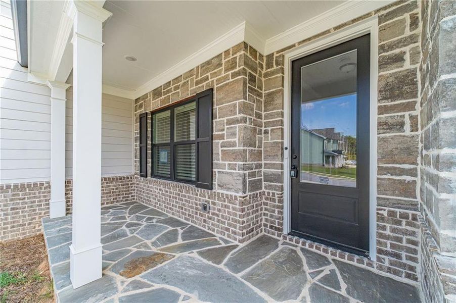 Exterior details and patio area of a home in , Loganville (Image 4).