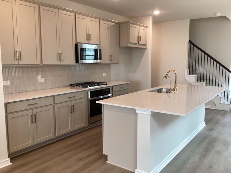Furnished interior view inside a new home in Lariat, Liberty Hill (Image 12).