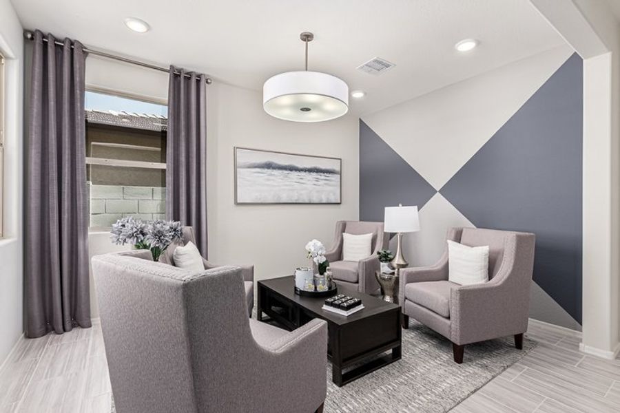 Representative furnished interior of a home built from the Katmai by Courtland Communities in Maple at North Copper Canyon, Surprise (Image 5).