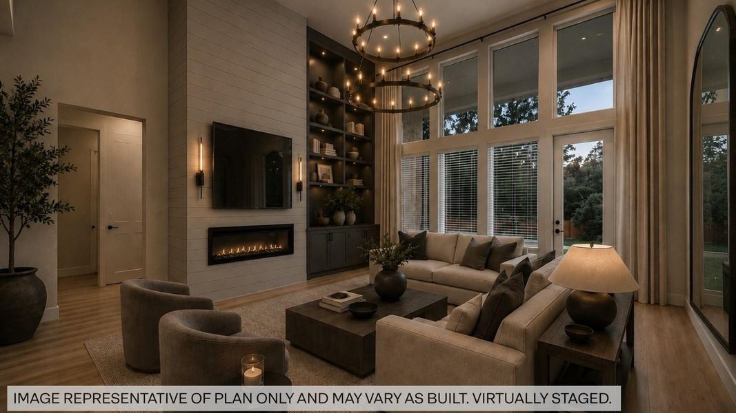 Furnished interior view inside a new home in Butlers Bend Estates, Pinehurst (Image 18).