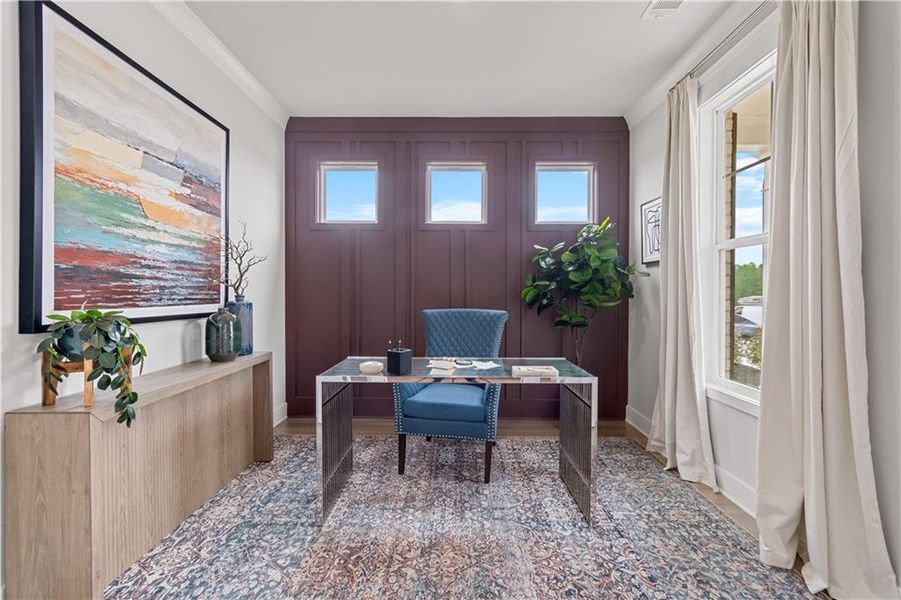 Furnished interior view inside a new home in Fowler Farms, Auburn (Image 26).