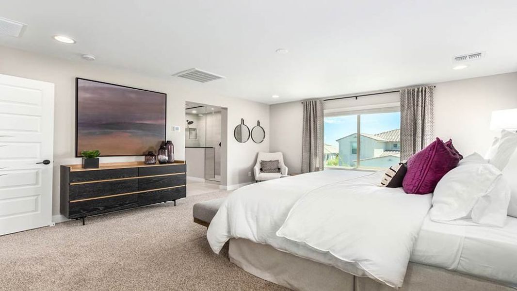 Representative furnished interior of a home built from the 40R3 by Taylor Morrison in Los Cielos at Rancho Mercado, Surprise (Image 18).