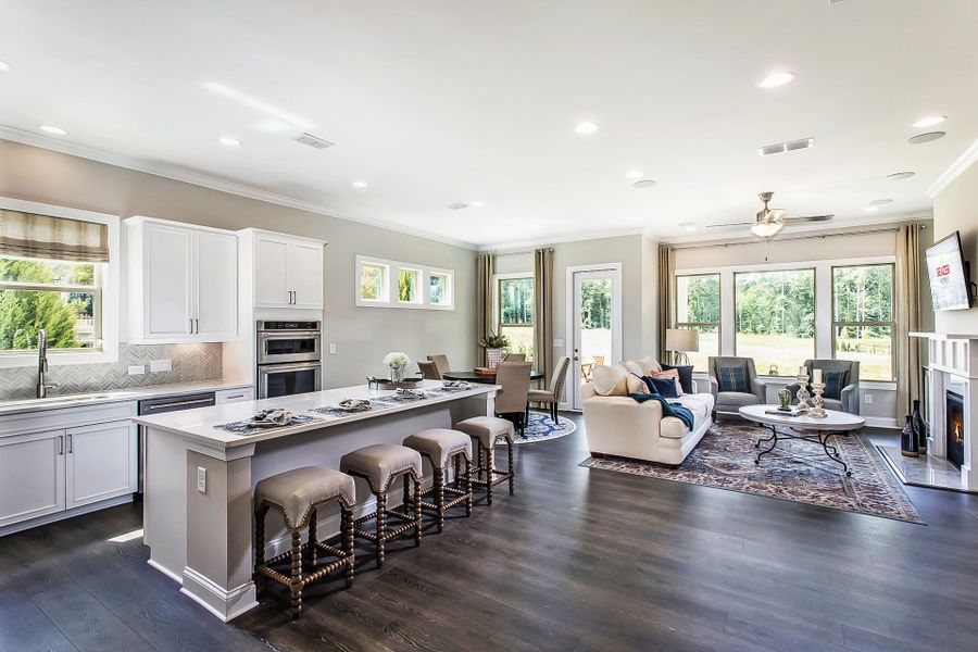 Furnished interior view inside a new home in Gatherings® at GreenHouse, Marietta (Image 8).