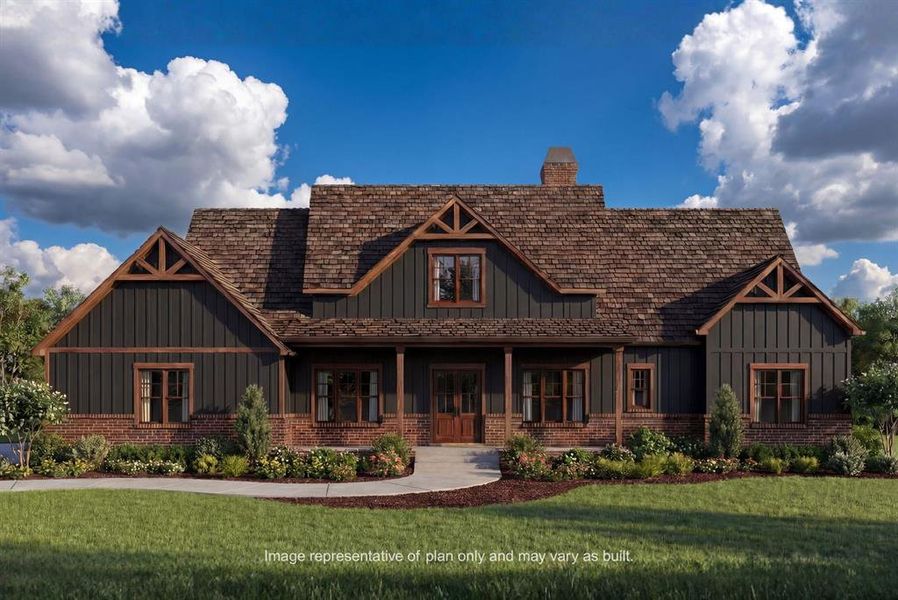 Front exterior of a new home in , Venus, TX, highlighting curb appeal (Image 1). Front exterior of a new home in , Venus, TX, highlighting curb appeal (Image 1).