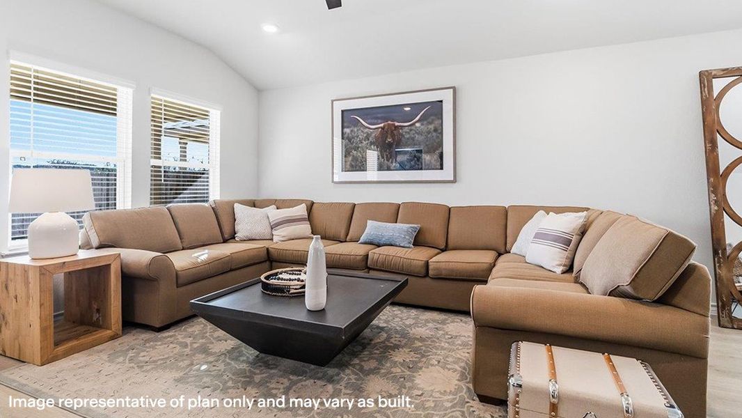 Representative furnished interior of a home built from the The Gaven by D.R. Horton in The Birch at Spencer Ranch, Boerne (Image 25).