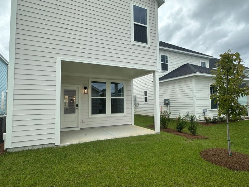 Exterior details and patio area of a home in Nexton - Midtown, Summerville (Image 2).