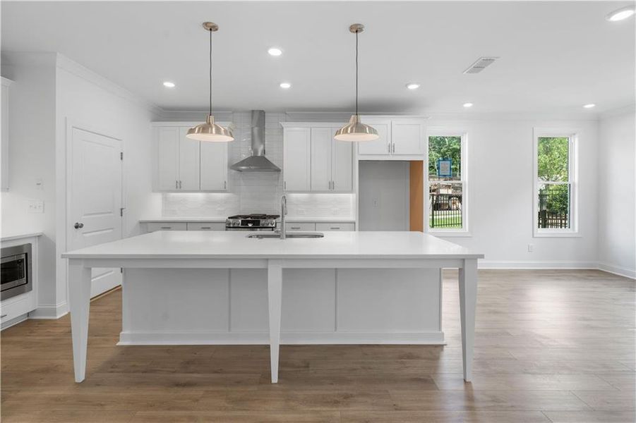 Furnished interior view inside a new home in Millcroft Townhomes, Buford (Image 13).
