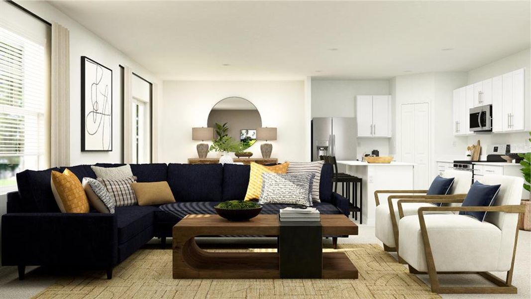 Furnished interior view inside a new home in , Lake Wales (Image 5).