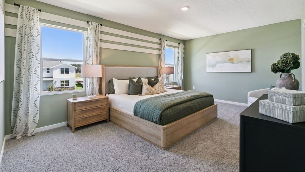 Furnished interior view inside a new home in Campbell Crossing, Port Orange (Image 11).