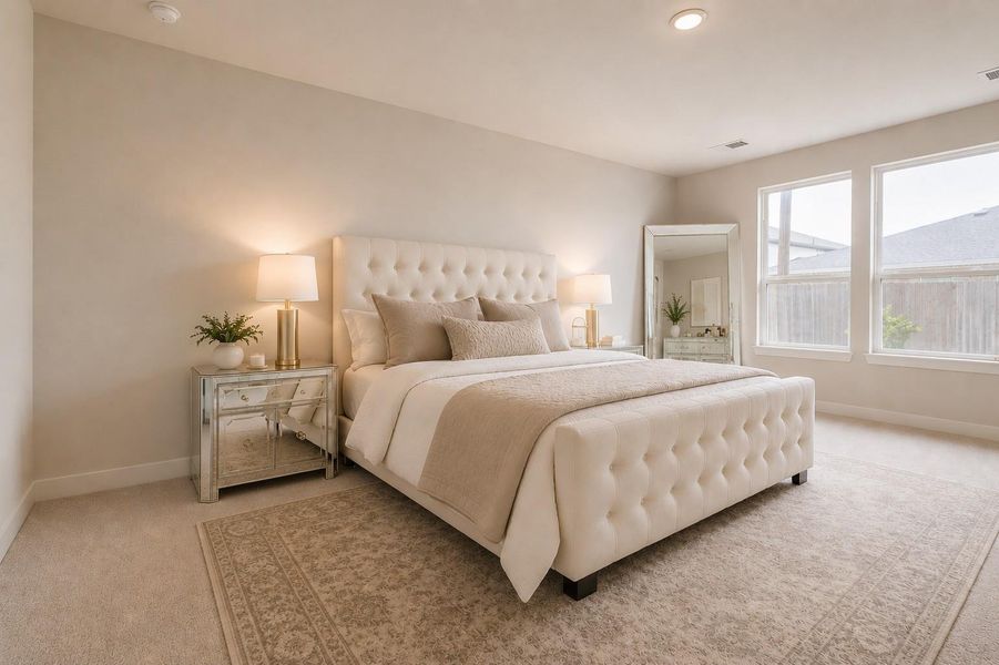 Furnished interior view inside a new home in , Richmond (Image 12).