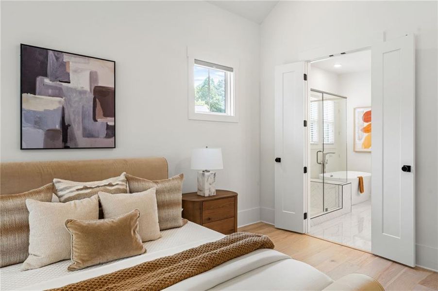 Furnished interior view inside a new home in , Atlanta (Image 14).