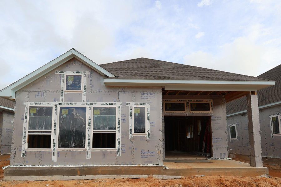 In-progress construction of a new home in The Woodlands Hills - Reserve Collection, Willis, TX (Image 21).