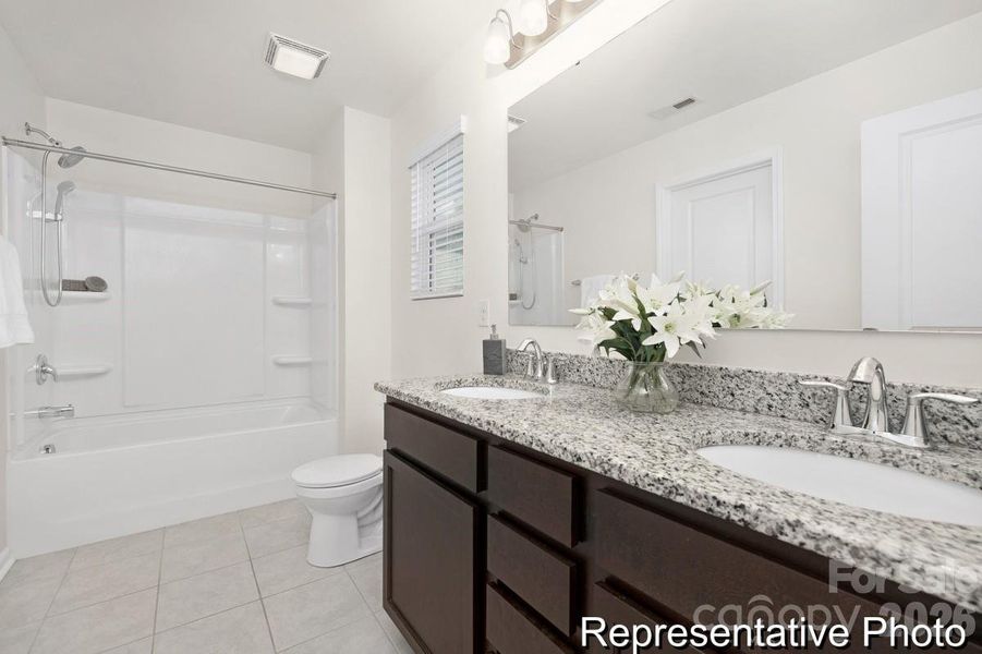 Furnished interior view inside a new home in Morgan Hills, Albemarle (Image 12).