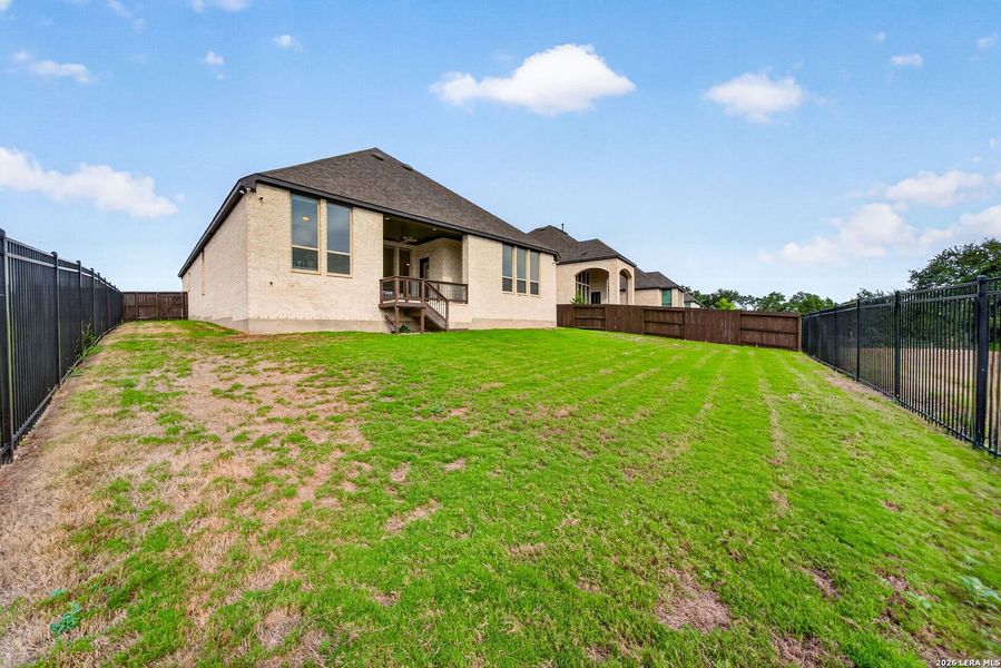 Exterior details and patio area of a home in Veramendi, New Braunfels (Image 4).