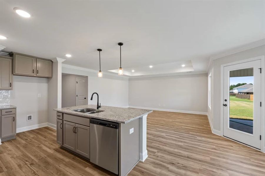 Furnished interior view inside a new home in Meadow Ridge Estates, Josephine (Image 13).