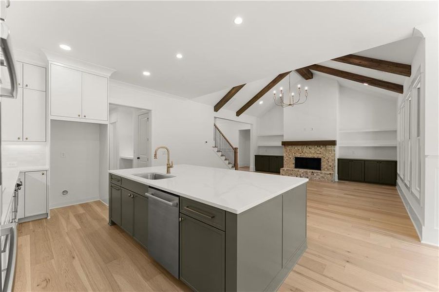 Furnished interior view inside a new home in Woodford, Acworth (Image 6).