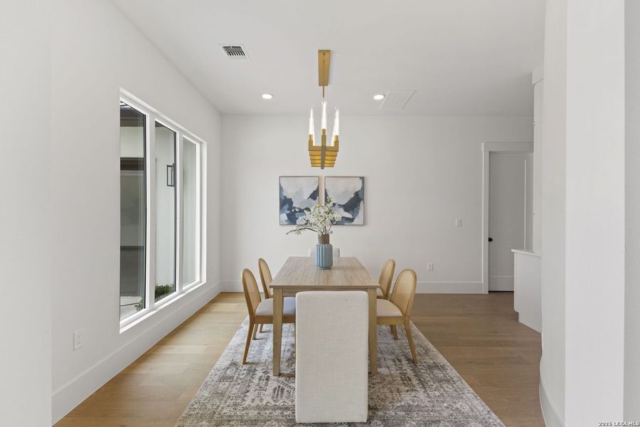 Furnished interior view inside a new home in , Bulverde (Image 36).