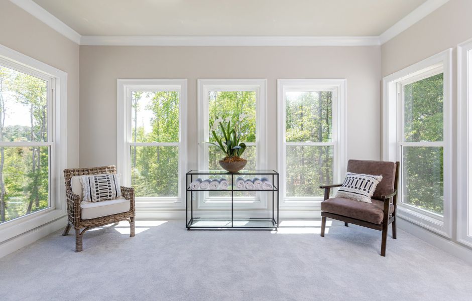 Mansfield Home Design Owner's Sitting Room