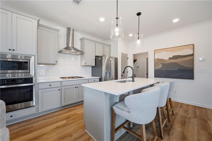 Furnished interior view inside a new home in Avery Landing, McDonough (Image 13).