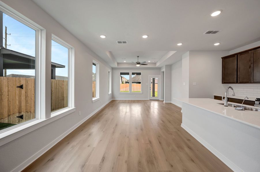 Spacious, unfurnished interior of a new home in Mason Woods, Cypress (Image 18). Spacious, unfurnished interior of a new home in Mason Woods, Cypress (Image 18).