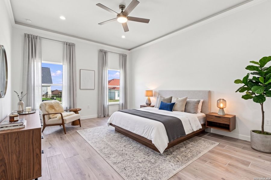 Furnished interior view inside a new home in , Selma (Image 8).