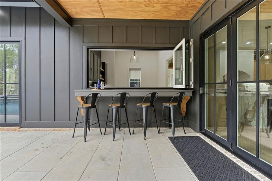 Exterior details and patio area of a home in , Dacula (Image 3).