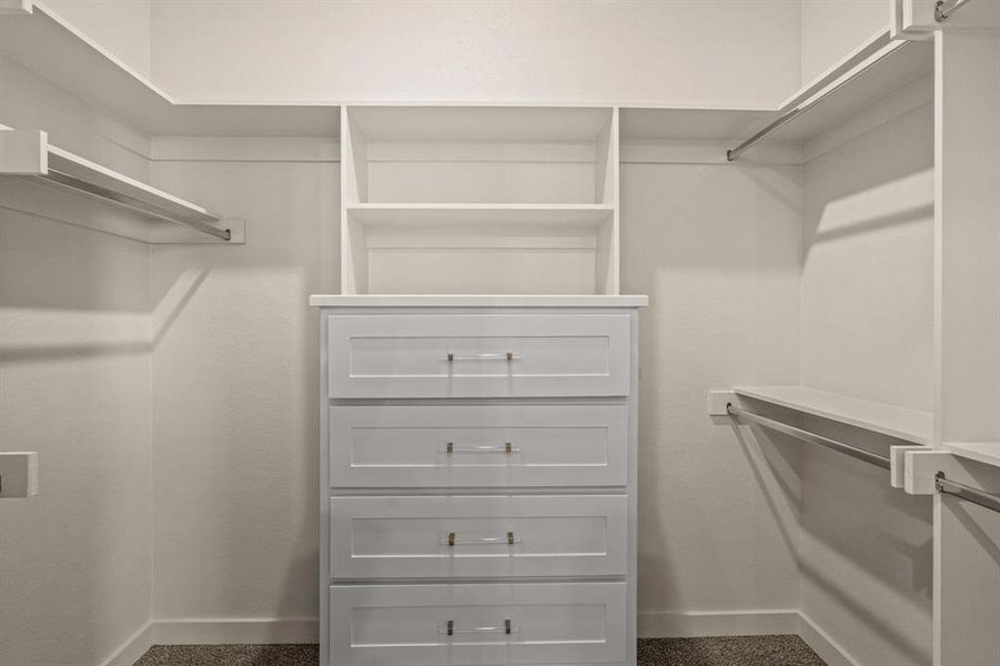 View of spacious closet