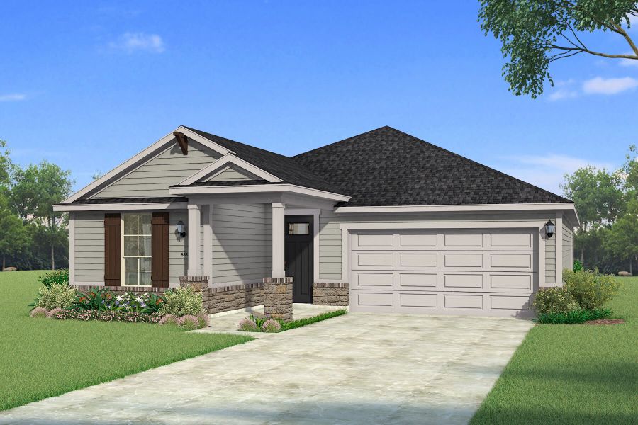 The Aurora - Hill Country 1 Elevation
