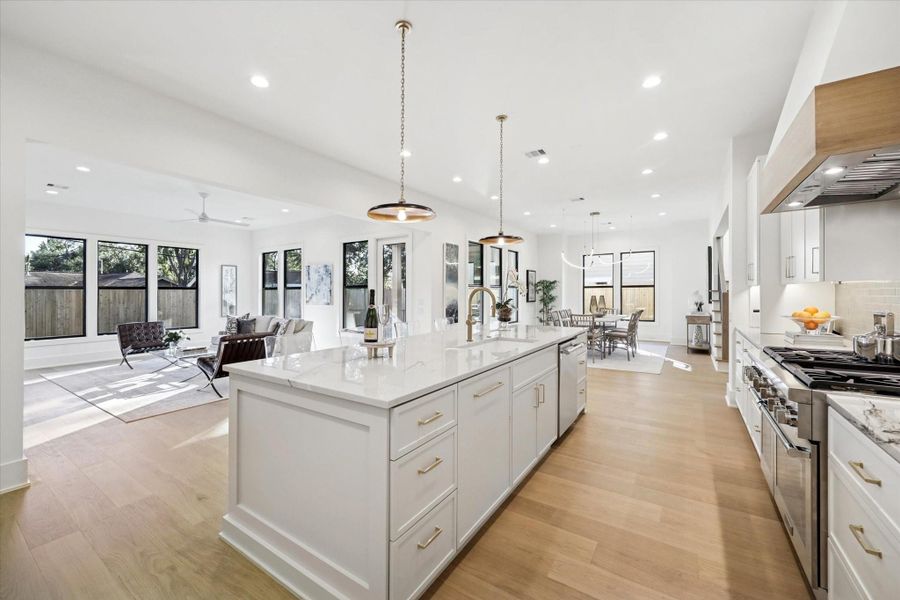 Furnished interior view inside a new home in , Houston (Image 8).