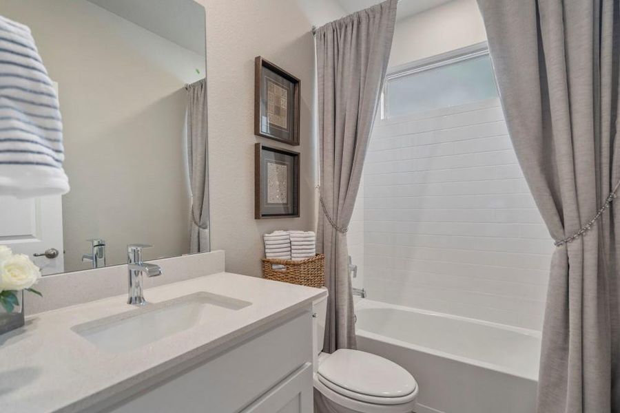 Furnished interior view inside a new home in , Justin (Image 20).