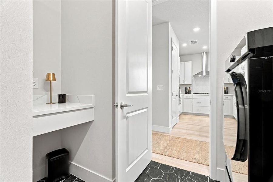 Furnished interior view inside a new home in SeaFlower – Bungalow Homes, Bradenton (Image 19).