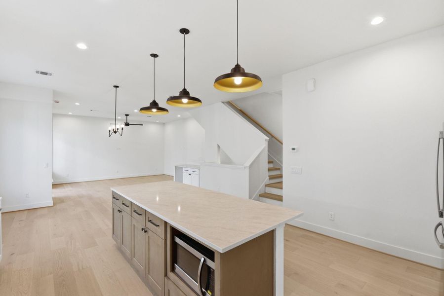 Furnished interior view inside a new home in , Houston (Image 9).