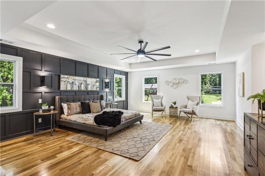 Furnished interior view inside a new home in , Atlanta (Image 14).