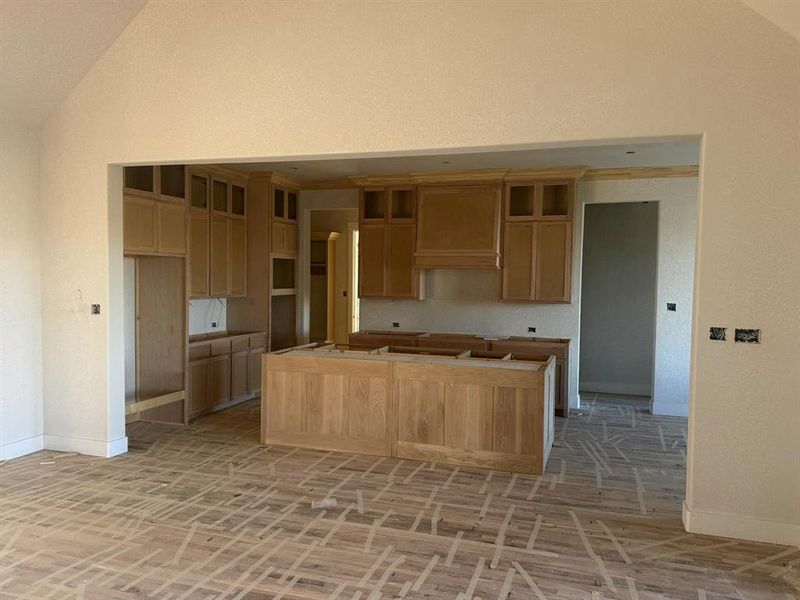 In-progress construction of a new home in , Aledo, TX (Image 5).