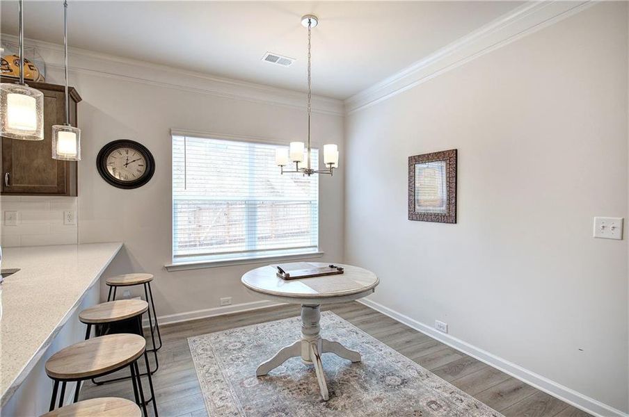 Furnished interior view inside a new home in , Cartersville (Image 12).