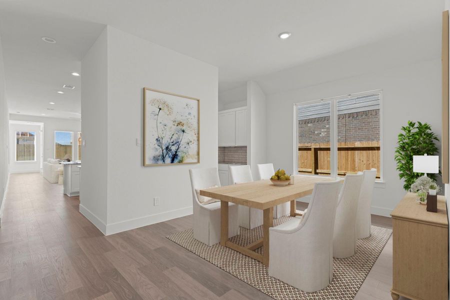 Furnished interior view inside a new home in Westland Ranch 60' Homesites, League City (Image 11). Furnished interior view inside a new home in Westland Ranch 60' Homesites, League City (Image 11).