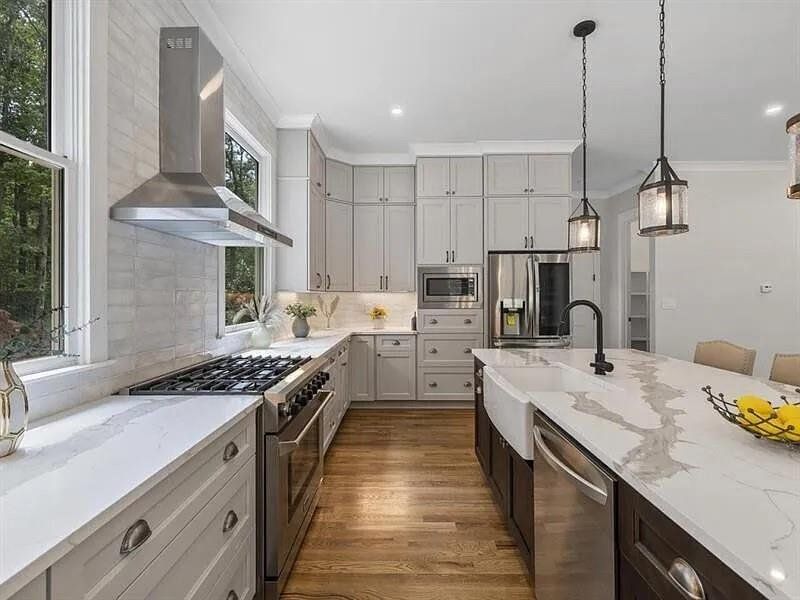 Furnished interior view inside a new home in , Woodstock (Image 33).