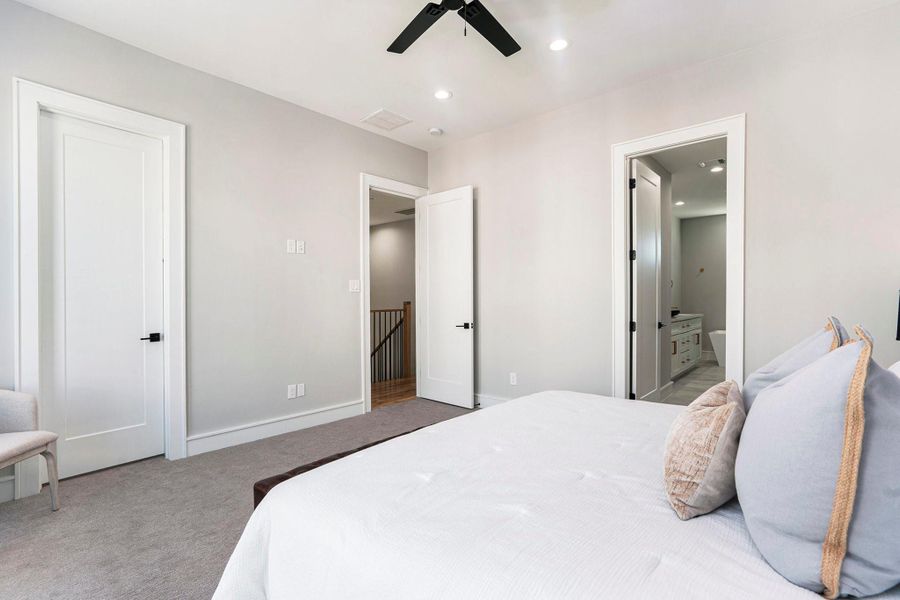 Furnished interior view inside a new home in , Houston (Image 19).